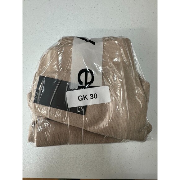 Eloquii Tie Waist Midi Skirt Plus Size 18/20 Oxford Tan Knit Bodycon High Waist - Picture 10 of 12